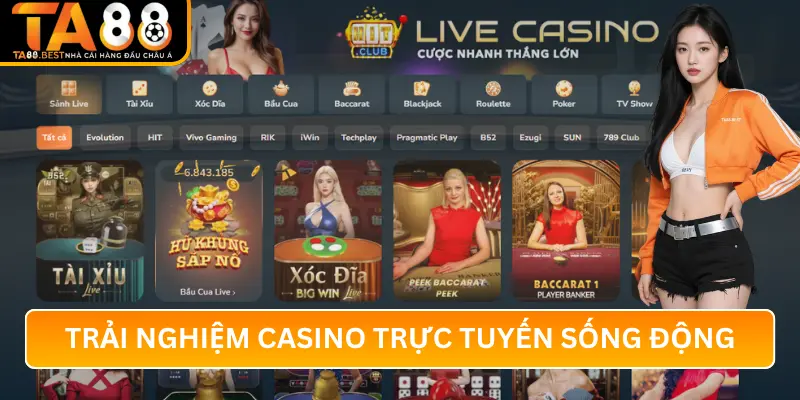 Live Casino: Trải Nghiệm Casino Trực Tuyến Sống Động